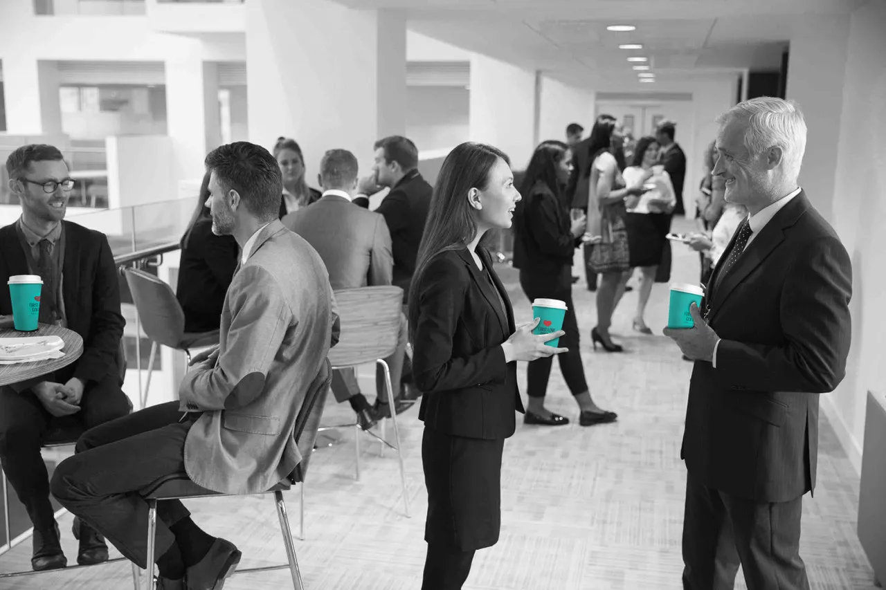 FirstLoveCoffee Barista auf einem Firmenevent